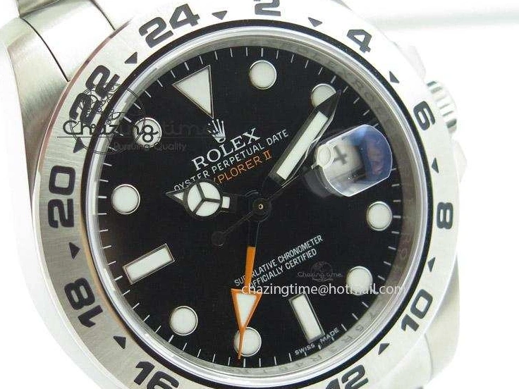 Edition Noob 42mm Explorer Dial A23J Bracelet 216570 SS II Black on Best 0129